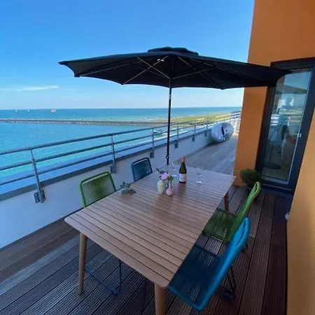 Penthouse Hygge Meerblick Am Strand Olpenitz Exterior photo